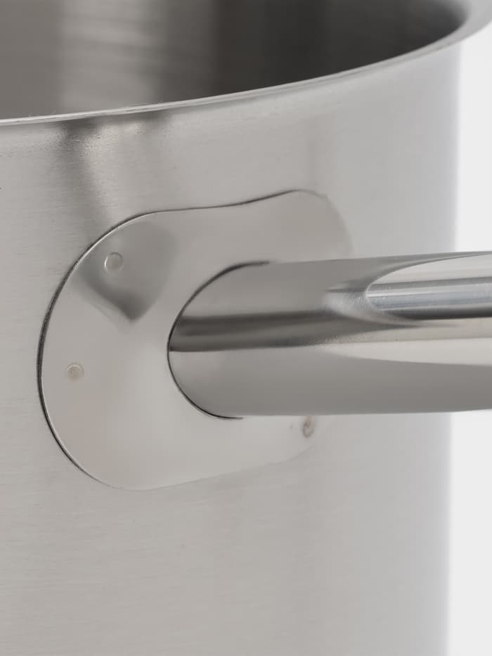 Ковш Hanna Knövell, 9.8 л, d=28, h=16 см, с крышкой, толщина стенки 0.8 мм, индукция, нержавеющая сталь