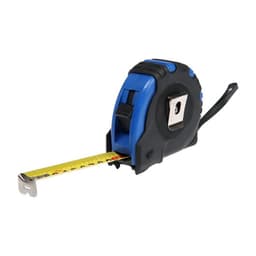 Рулетка ТУНДРА, обрезиненный корпус, 3 фиксатора, 10 м × 25 мм