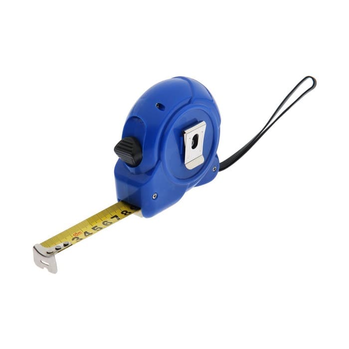 Рулетка ТУНДРА, пластиковый корпус, 10 м × 25 мм