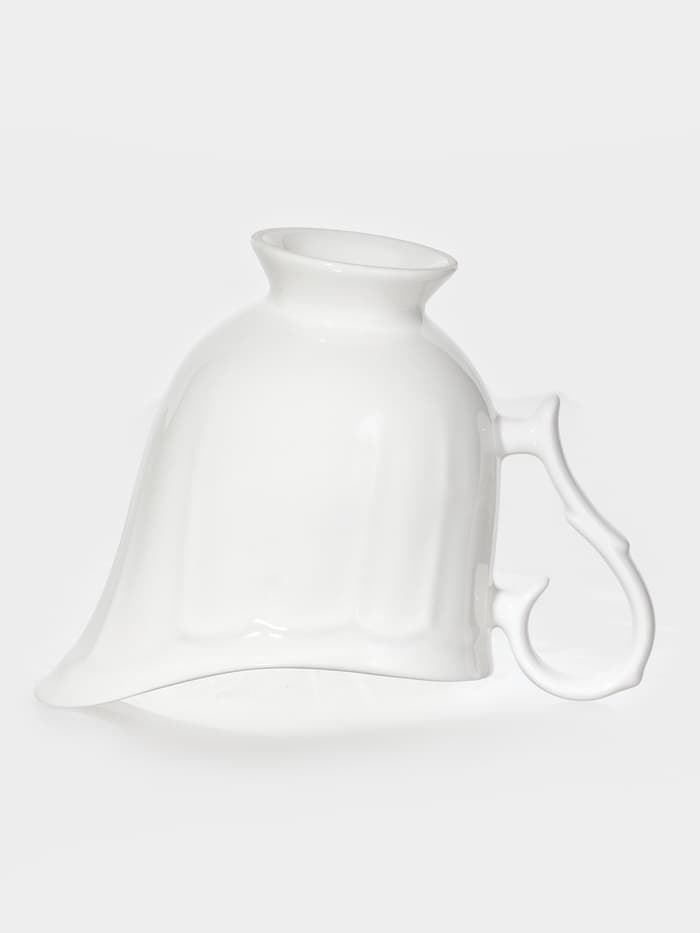 Набор сервировочный WY Renessans, 2 предмета: молочник 265 мл, сахарница 300 мл, фарфор, белый