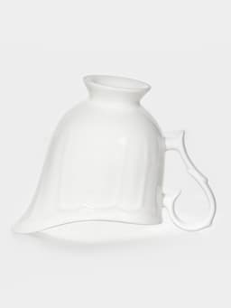 Набор сервировочный WY Renessans, 2 предмета: молочник 265 мл, сахарница 300 мл, фарфор, белый