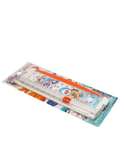 Резак для бумаги роликовый А4, до 3 листов, безопасное лезвие, длина реза 300 мм, белый