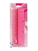 Резак для бумаги роликовый А5, до 3 листов, безопасное, розовый