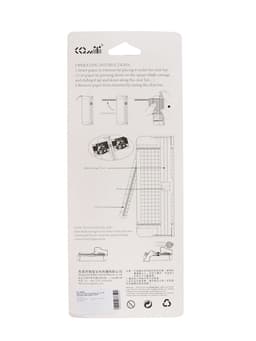 Резак для бумаги роликовый А5, до 3 листов, безопасное, розовый