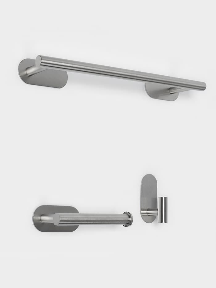 Набор держателей для ванной комнаты Stölz, 3 предмета, хром