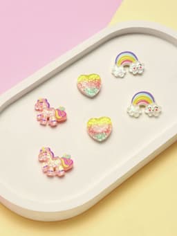 Серьги-клипсы детские на магните Выбражулька «Ассорти», 3 пары