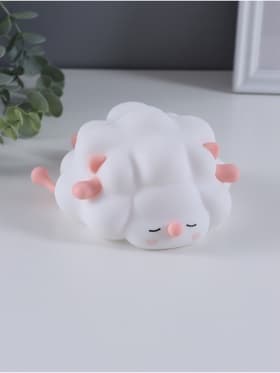 Фигурка световая RISALUX «Барашек», 2 Вт, LED-ночник антистресс, RGB, USB, 13.8×16.5×8 см