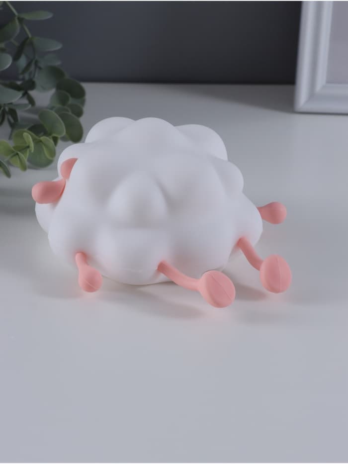 Фигурка светящаяся RISALUX «Барашек», 2 Вт, LED-ночник антистресс, RGB, USB, 13.8×16.5×8 см
