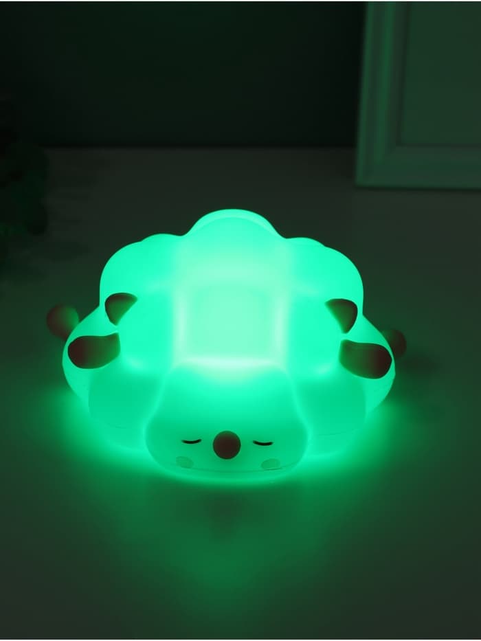 Фигурка светящаяся RISALUX «Барашек», 2 Вт, LED-ночник антистресс, RGB, USB, 13.8×16.5×8 см