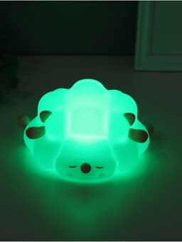 Фигурка светящаяся RISALUX «Барашек», 2 Вт, LED-ночник антистресс, RGB, USB, 13.8×16.5×8 см