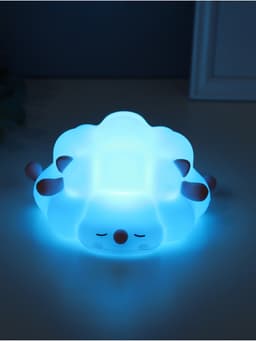 Фигурка светящаяся RISALUX «Барашек», 2 Вт, LED-ночник антистресс, RGB, USB, 13.8×16.5×8 см