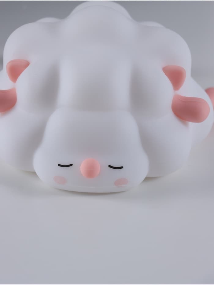 Фигурка светящаяся RISALUX «Барашек», 2 Вт, LED-ночник антистресс, RGB, USB, 13.8×16.5×8 см