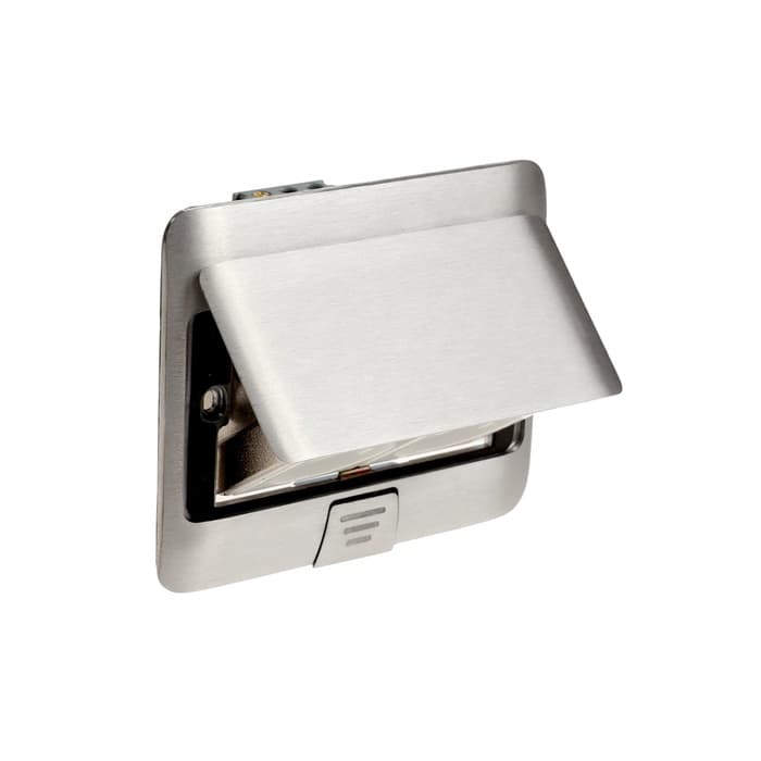 Розетка выдвижная, 16 А, двухместная