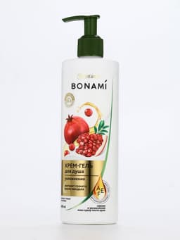 Крем-гель для душа «Гранат и клюква», нежность и увлажнение, 400 мл, BONAMI