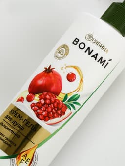 Крем-гель для душа «Гранат и клюква», нежность и увлажнение, 400 мл, BONAMI