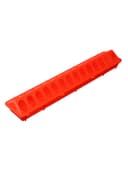 Кормушка - поилка для перепелов, 50×11×7, пластик, лотковая, 28 ячеек