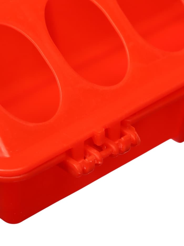 Кормушка - поилка для перепелов, 50×11×7, пластик, лотковая, 28 ячеек