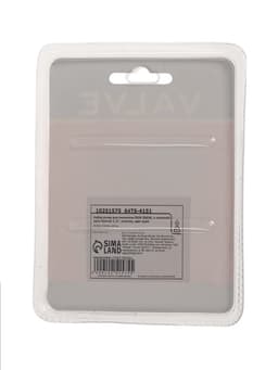 Набор ручек для смесителя ZEIN Z002K, с латунной кран-буксой 1/2", пластик, цвет хром