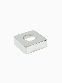 Отражатель для смесителя ZEIN Z39, 3/4", 2 шт., 63×63 мм, высота 20 мм, нерж. сталь, хром