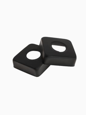 Отражатель для смесителя ZEIN Z5, 3/4", 2 шт., 63×63 мм, высота 19 мм, нерж. сталь, черный