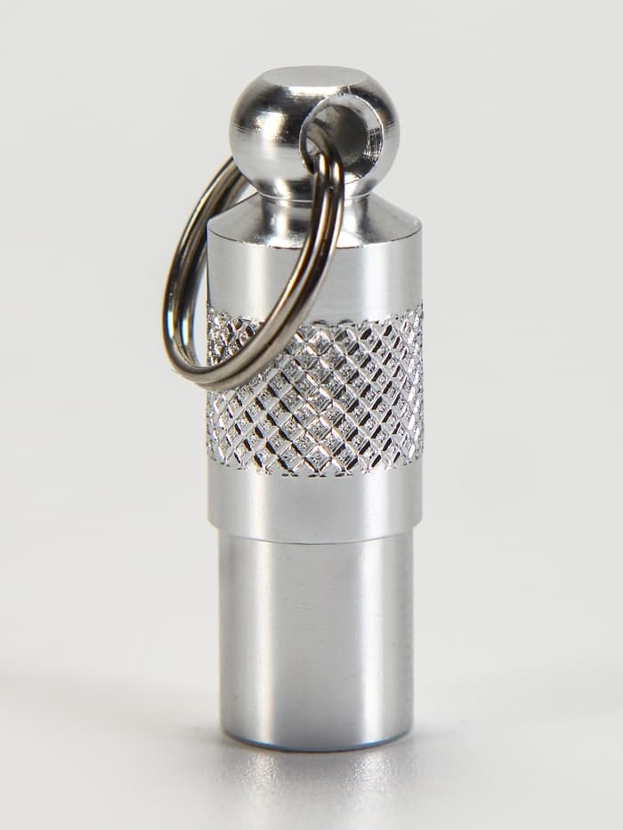 Адресник-капсула под записку, 0.9×2.75 см, фасовка 6 шт., металл, цвет МИКС