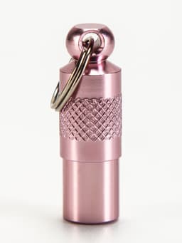 Адресник-капсула под записку, 0.9×2.75 см, фасовка 6 шт., металл, цвет МИКС