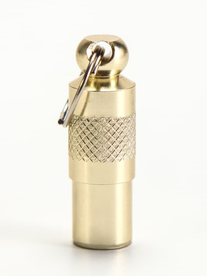 Адресник-капсула под записку, 0.9×2.75 см, фасовка 6 шт., металл, цвет МИКС