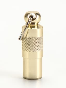 Адресник-капсула под записку, 0.9×2.75 см, фасовка 6 шт., металл, цвет МИКС