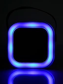 Караоке детское беспроводное ZABIAKA, 2 микрофона, bluetooth, 5 режимов подсветки, звуковые и световые эффекты, бежевое