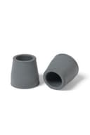 Набор усиленных наконечников для костылей, трости, усилен шайбой, 25 мм, 2 шт., серые