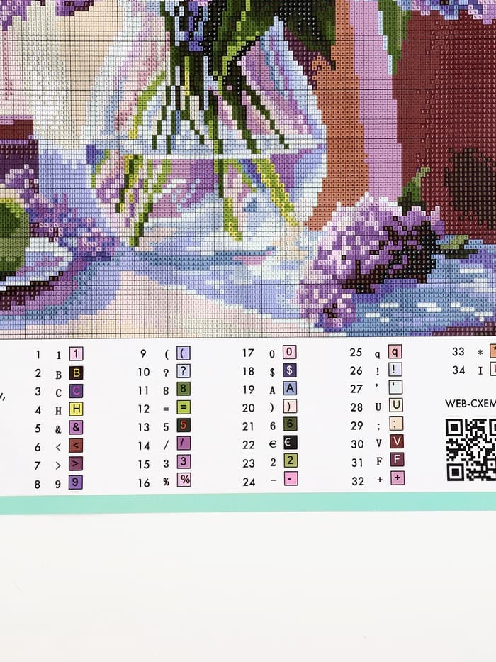 Вышивка крестиком «Садовые цветы», набор для творчества, 35×45 см
