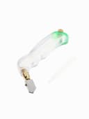 Стеклорез ТУНДРА, масляный, пластиковая прозрачная рукоятка