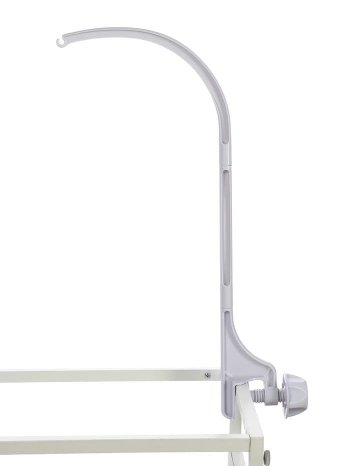 Мобиль музыкальный на кроватку Крошка Я «Забавный мишка», звуковые эффекты, серый
