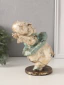 Фигурка полистоун «Бегемотик в пачке», 11×14.5×18 см