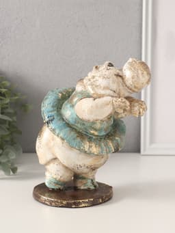 Фигурка полистоун «Бегемотик в пачке», 11×14.5×18 см