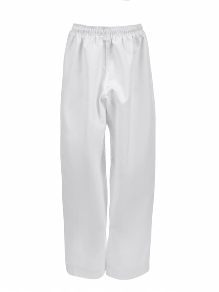 Кимоно для тхэквондо FIGHT EMPIRE, размер 150, детский, белый, чёрно-красный ворот