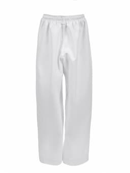 Кимоно для тхэквондо FIGHT EMPIRE, размер 150, детский, белый, чёрно-красный ворот