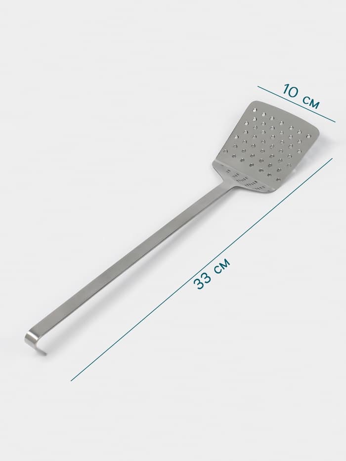 Лопатка Hanna Knövell, 10×33 см, перфорированная, нержавеющая сталь