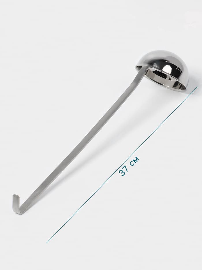 Половник цельнотянутый Hanna Knövell, 250 мл, d=10 см, h=37 см, толщина 3 мм, нержавеющая сталь