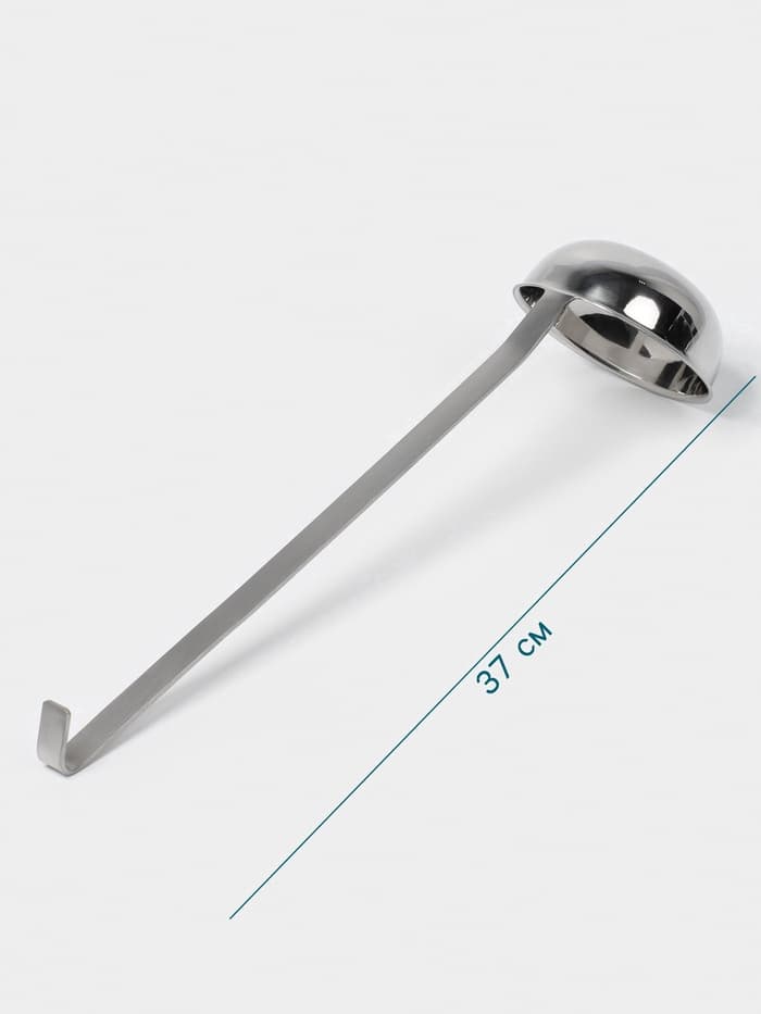 Половник цельнотянутый Hanna Knövell, 330 мл, d=11 см, h=37 см, толщина 3 мм, нержавеющая сталь