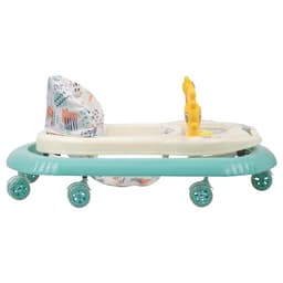 Ходунки «Солнышко С», 7 силиконовых колес, музыкальные, бирюзовый