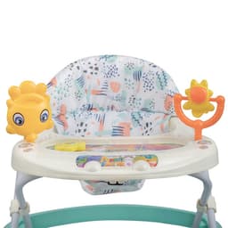 Ходунки «Солнышко С», 7 силиконовых колес, музыкальные, бирюзовый