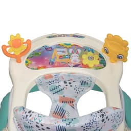 Ходунки «Солнышко С», 7 силиконовых колес, музыкальные, бирюзовый