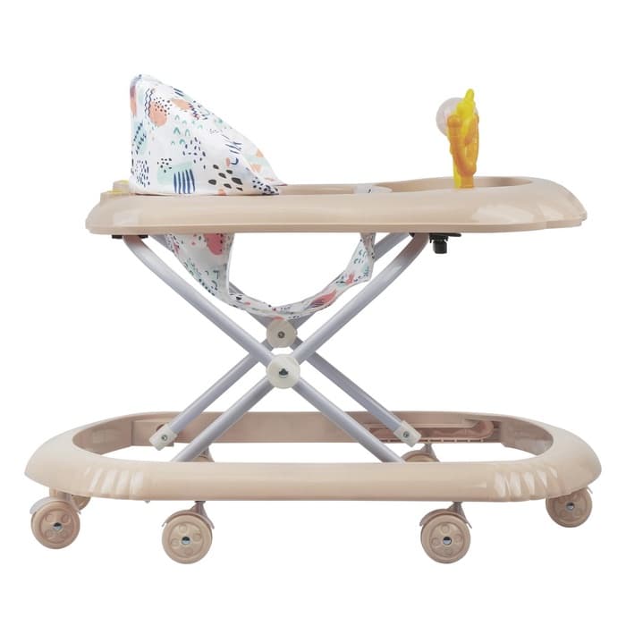 Ходунки «Верный друг», 7 колес, музыкальные игрушки, бежевый