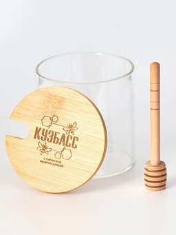 Банка для мёда «Кузбасс», 310 мл
