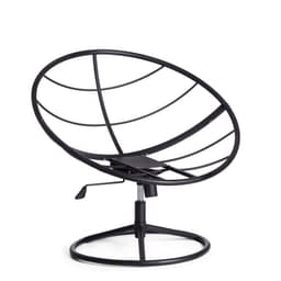 Кресло для отдыха CLOUDE HOME, 950×830(890)×950 мм, рогожка/металл, цвет коричневый