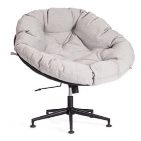 Кресло CLOUDE, рогожка/металл, серо-бежевый