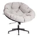 Кресло CLOUDE, рогожка/металл, серо-бежевый