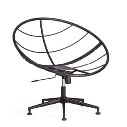 Кресло CLOUDE, рогожка/металл, серо-бежевый