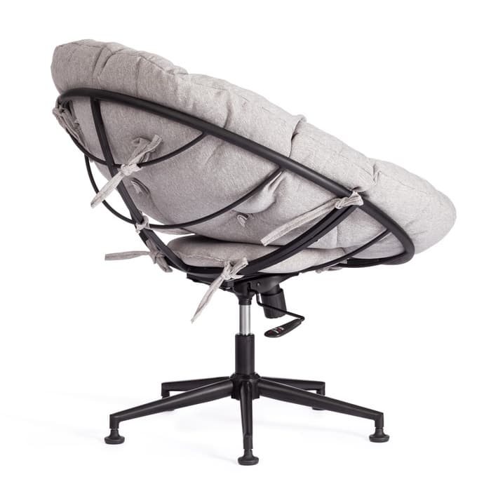 Кресло CLOUDE, рогожка/металл, серо-бежевый